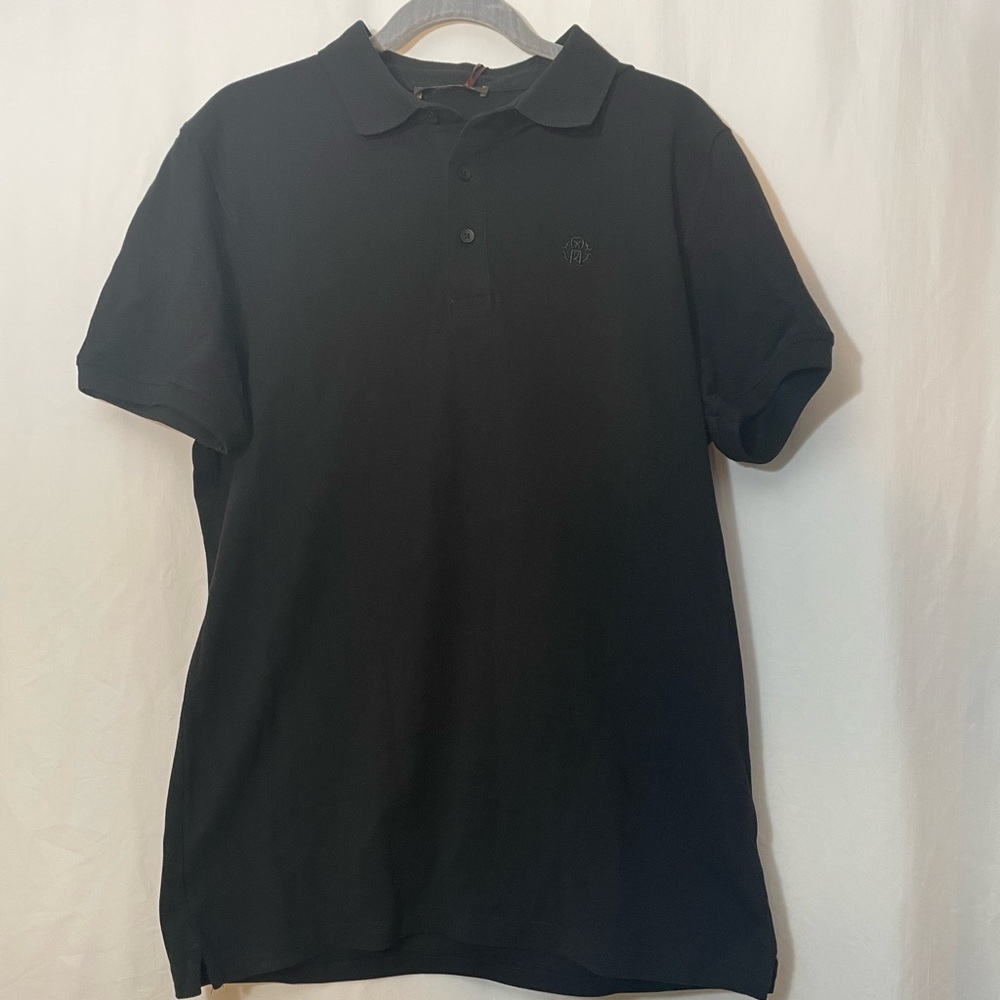 Roberto Cavalli Man woven polo Size: L Color: Black